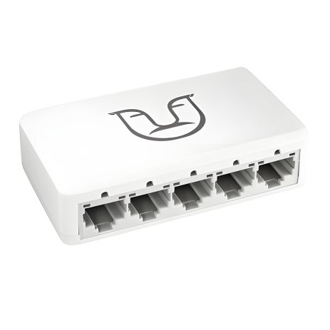 Комутатор модель Alfa S105 switch 10/100Mbps на 5 портів white