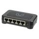 Комутатор Alfa S805 switch 10/100/1000Mbps 5 портів black