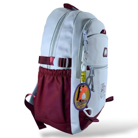 Рюкзак шкільний для дівчаток 11-18 років, білий, 20 л, водонепроникний