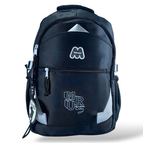 Черный школьный рюкзак для девочек 11-18 лет, 20 л, водонепроницаемый