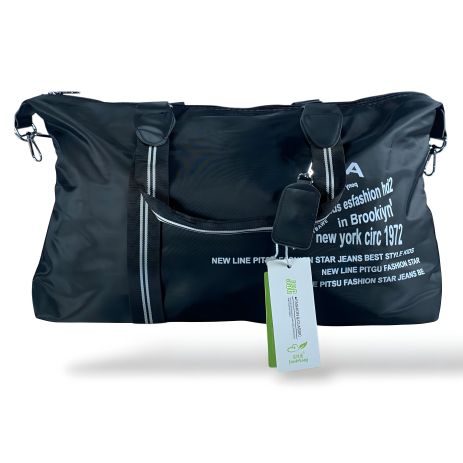 Черная дорожная сумка на 30 л, стильная и практичная