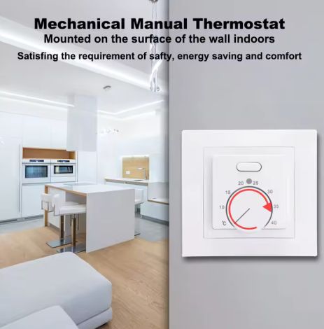 Датчик температури для теплої підлоги Minco Heat Electric білий