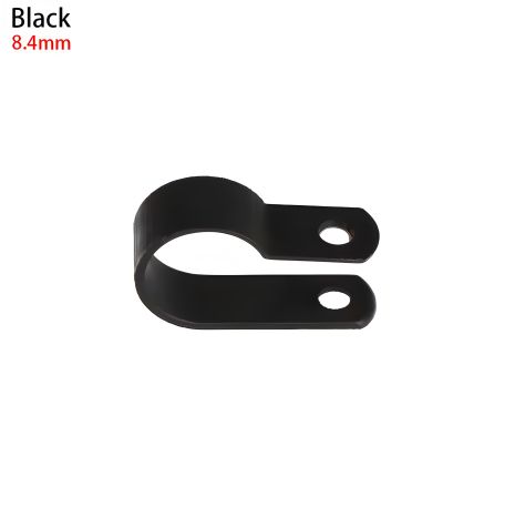 Кабельные пластиковые зажимы хомуты под саморез 100 шт.