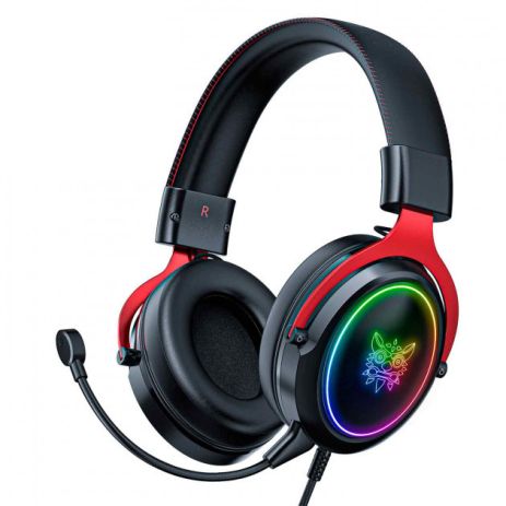 Наушники ONIKUMA Gaming with LED X10 black-red