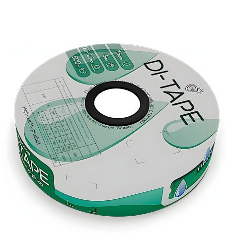 Емітерна стрічка крапельна Di-Tape, крапельниці через 20 см, витрата 1,4 л/рік, довжина 500 м (DI-20-500)