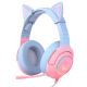 Ігрова гарнітура дротова ONIKUMA Gaming CAT Gradient with RGB K9, 7.1, USB, 2.2 м, pink&blue Ігрова гарнітура дротова ONIKUMA Gaming CAT Gradient with RGB K9, 7.1, USB, 2.2 м, pink&blue