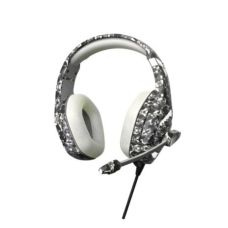 ONIKUMA K1 Pro Gaming with LED, USB, 3.5mm, 2.2m, Camouflage-Grey Дротова ігрова гарнітура