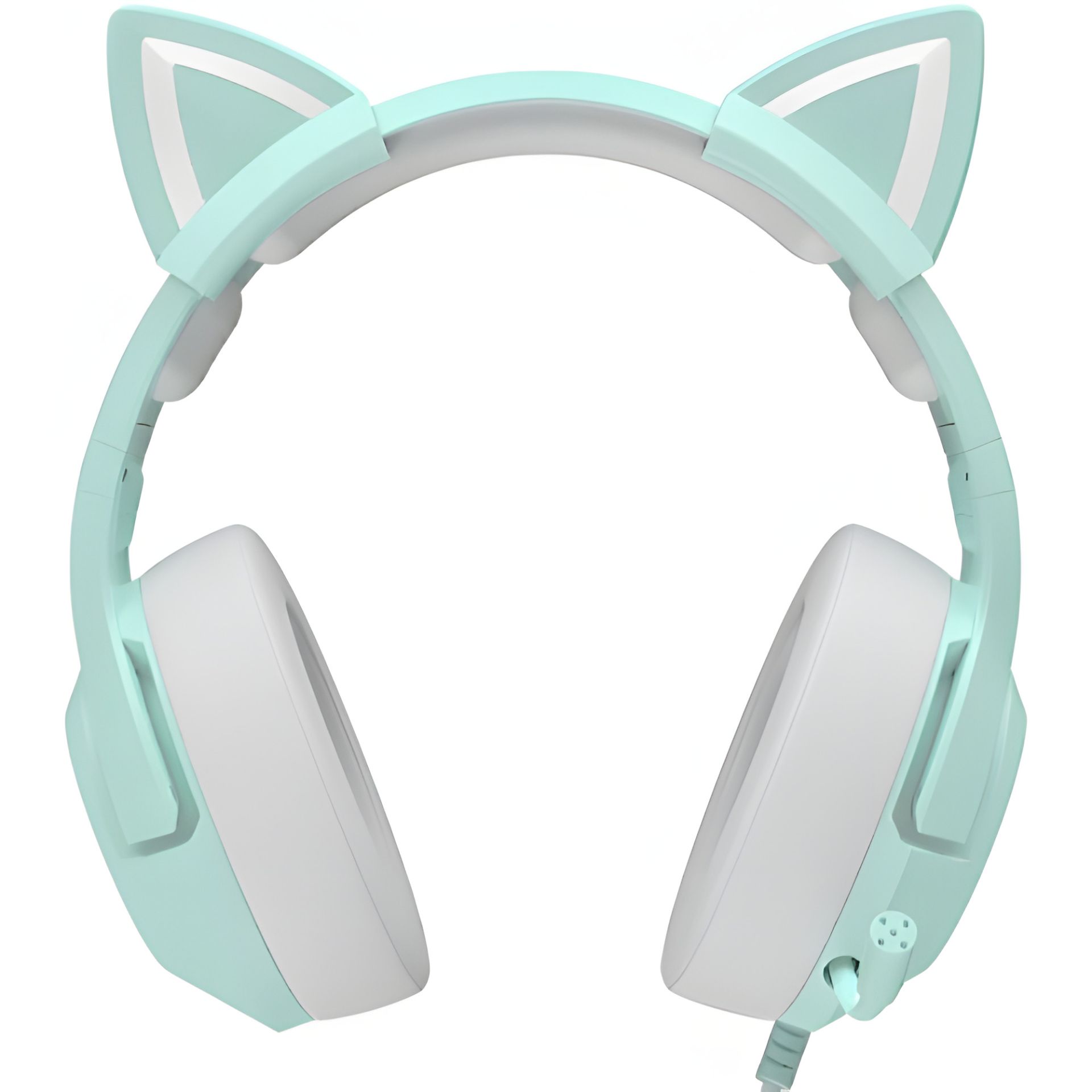 Дротова ігрова гарнітура ONIKUMA Gaming CAT with LED K9, USB, 3.5mm, 2.2m, green Дротова ігрова гарнітура ONIKUMA Gaming CAT with LED K9, USB, 3.5mm, 2.2m, green