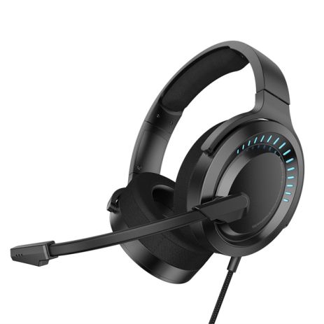 Дротові ігрові навушники BASEUS GAMO Immersive Virtual 3D Game headphone (PC) D05, USB, 2m, black Дротові ігрові навушники BASEUS GAMO Immersive Virtual 3D Game headphone (PC) D05, USB, 2m, black