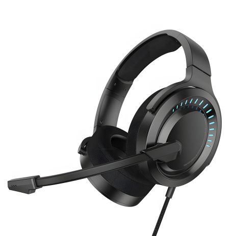 BASEUS GAMO Immersive Virtual 3D Game headphone (PC) D05, USB, 2m, black Дротові ігрові навушники