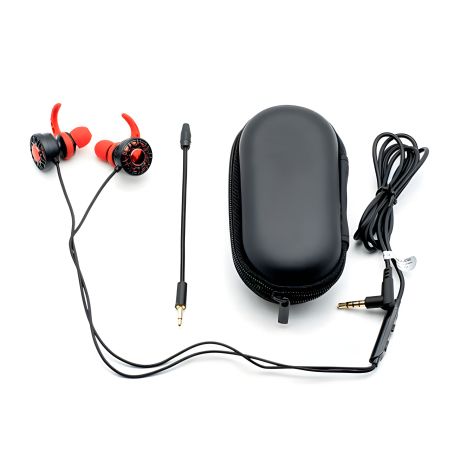 Ігрові дротові навушники XTRIKE ME Gaming GE-109, 3.5mm, 1.2m, black-red