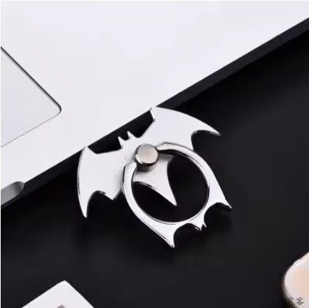 Попсокет держатель для телефона Batman летучая мышь черный цвет на палец PopSocket Попсокет держатель для телефона Batman летучая мышь черный цвет на палец PopSocket