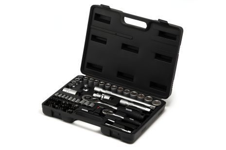 Набор инструментов ¼"&½" 72 предмета 4-13 мм 10-27 мм в кейсе MASTERTOOL 78-7072