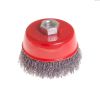 Торцева щітка із рифленого дроту Ø 75 мм М14 MASTERTOOL 19-7207 Торцева щітка із рифленого дроту Ø 75 мм М14 MASTERTOOL 19-7207