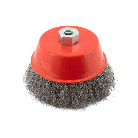 MASTERTOOL 19-7212 Щітка торцева із рифленого дроту Ø 125 мм М14