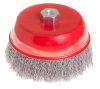 Щетка торцевая из рифленой проволоки Ø 150 мм М14, MASTERTOOL 19-7215 - Ø150 мм Щетка торцевая из рифленой проволоки Ø 150 мм М14, MASTERTOOL 19-7215 - Ø150 мм