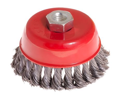 Щетка из плетеной проволоки Ø 100 мм М14 MASTERTOOL 19-7010 Щетка из плетеной проволоки Ø 100 мм М14 MASTERTOOL 19-7010