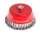 Торцева щітка із плетеного дроту Ø 150 мм М14 MASTERTOOL 19-7015