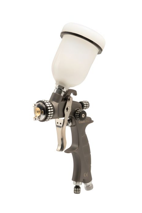 HVLP краскопульт пневматичний Ø 1,0 мм ВПЛБ факел круглий/плоский 100 мл 200 л/хв 1,5-3 бар HQ MINI MASTERTOOL 80-8980
