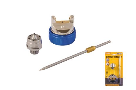 Сменная форсунка для пневмопистолета для покраски HVLP Ø 1.4 мм MASTERTOOL 81-8684