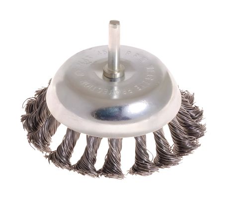Торцевая щетка с плетеной проволокой Ø 100 мм MASTERTOOL 19-7310 Торцевая щетка с плетеной проволокой Ø 100 мм MASTERTOOL 19-7310