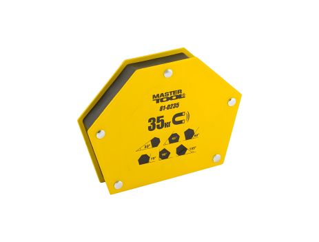 Магніт для зварювання 35 кг 30/45/60/75/90/135° 145x110 мм MASTERTOOL 81-0235 - Weld Pro Магніт для зварювання 35 кг 30/45/60/75/90/135° 145x110 мм MASTERTOOL 81-0235 - Weld Pro