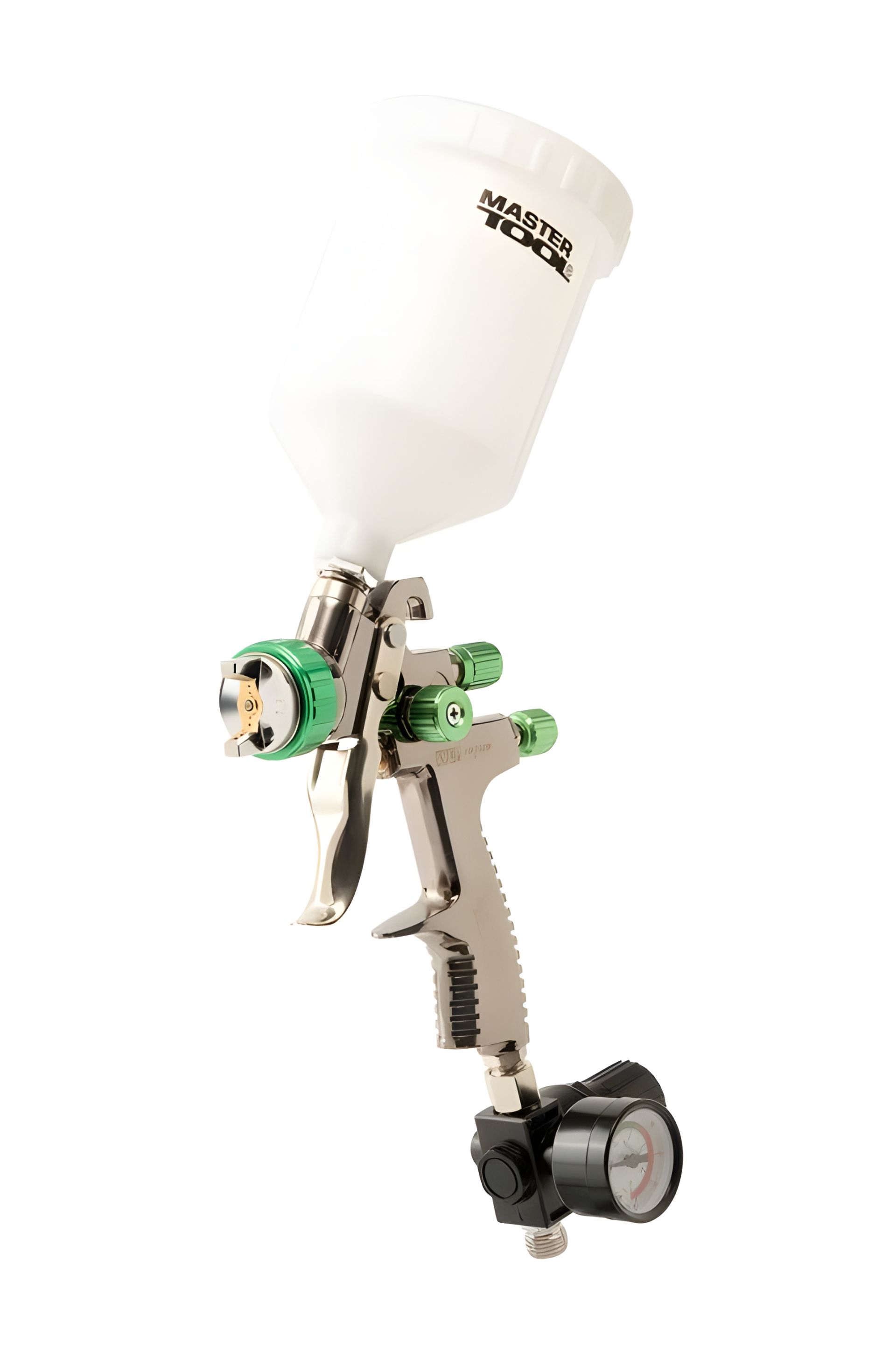 Пневматичний краскопульт LVLP ВПЛБ 600 мл Ø1,3 мм круглий/плоский факел 125-170 л/хв 1,5-2,5 бар манометр MASTERTOOL 80-8810 Пневматичний краскопульт LVLP ВПЛБ 600 мл Ø1,3 мм круглий/плоский факел 125-170 л/хв 1,5-2,5 бар манометр MASTERTOOL 80-8810