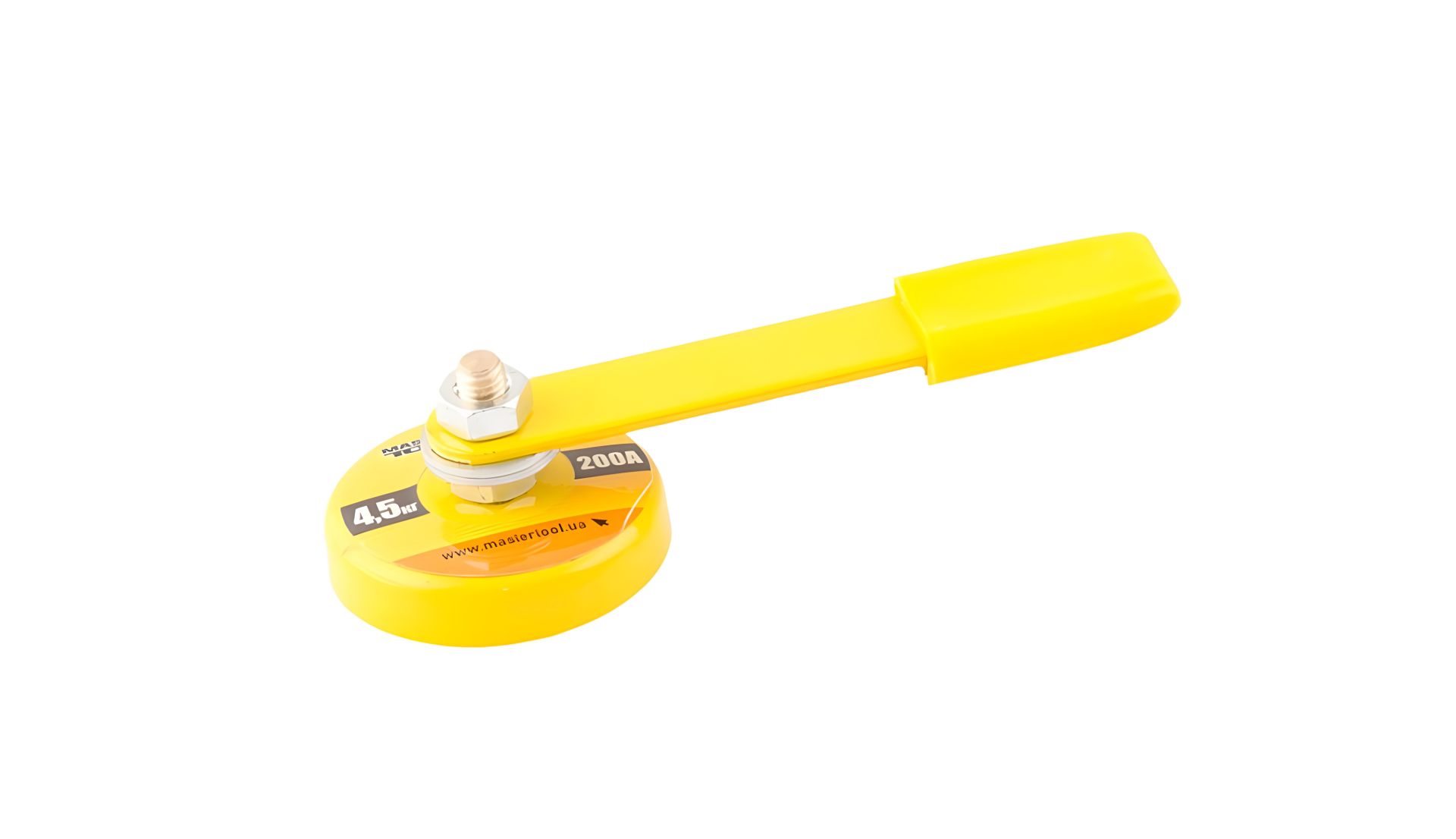 Магнітний затискач маси MASTERTOOL 81-0192, 4,5 кг, Ø 50 мм, 200 А Магнітний затискач маси MASTERTOOL 81-0192, 4,5 кг, Ø 50 мм, 200 А