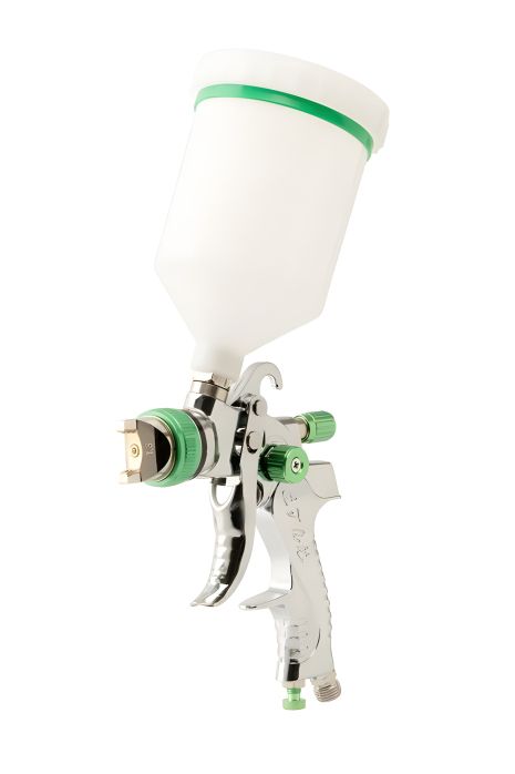 Пневматичний краскопульт HVLP II ВПЛБ 600 мл Ø 1,3 мм круглий/плоский факел 180-260 л/хв 3-4 бар MASTERTOOL 80-8908 Пневматичний краскопульт HVLP II ВПЛБ 600 мл Ø 1,3 мм круглий/плоский факел 180-260 л/хв 3-4 бар MASTERTOOL 80-8908