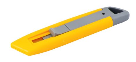 Будівельний ніж з трапецією, пластиковий корпус, безпечне лезо, MASTERTOOL 17-0301