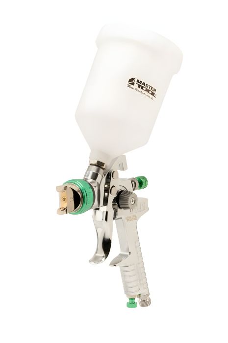 Пневматичний краскопульт HVLP GLAZE ВПЛБ 600 мл Ø 1,3 мм круглий/плоский факел 150-220 л/хв 3-4 бар MASTERTOOL 80-8901 Пневматичний краскопульт HVLP GLAZE ВПЛБ 600 мл Ø 1,3 мм круглий/плоский факел 150-220 л/хв 3-4 бар MASTERTOOL 80-8901