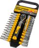 Набор головок торцевых с трещоткой 72 зубца, TORX PH HEX SL, 28 шт, MASTERTOOL 78-1428