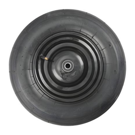 Колесо пневматическое с металлическим диском и камерой PN 3.5х8 Ø 40 см MASTERTOOL 79-9841