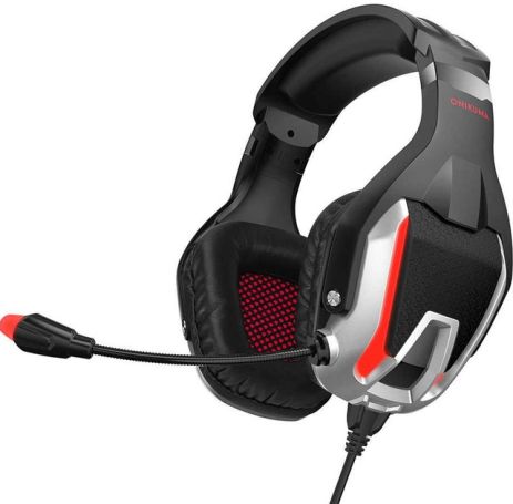 Наушники ONIKUMA Gaming with LED K12 black-red