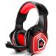 Дротова ігрова гарнітура HUNTERSPIDER Gaming with LED V1, USB, 3.5mm, 2m, black-red Дротова ігрова гарнітура HUNTERSPIDER Gaming with LED V1, USB, 3.5mm, 2m, black-red