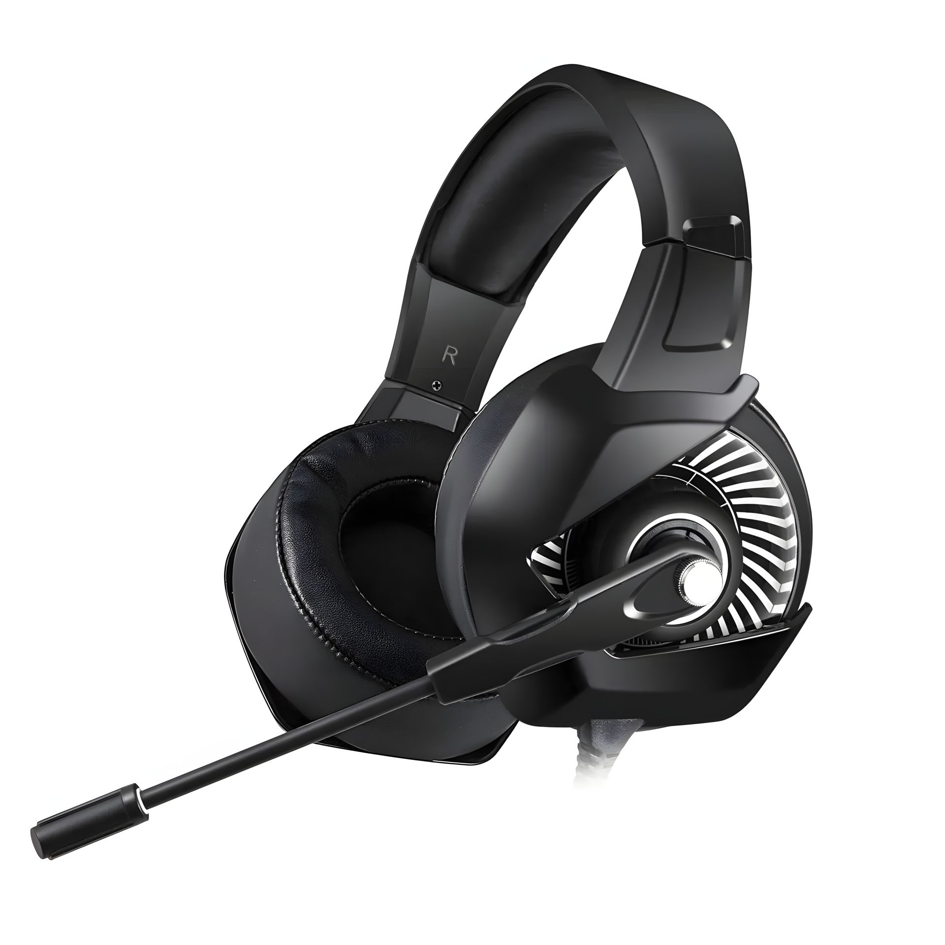 Дротова ігрова гарнітура ONIKUMA Gaming with RGB LED K6, USB, 3.5mm, 2m, black Дротова ігрова гарнітура ONIKUMA Gaming with RGB LED K6, USB, 3.5mm, 2m, black