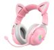 Навушники ONIKUMA Bluetooth Gaming CAT with LED B100 (B20), BT5.0, AUX, 1000mAh, 15-22h, pink Навушники ONIKUMA Bluetooth Gaming CAT with LED B100 (B20), BT5.0, AUX, 1000mAh, 15-22h, pink
