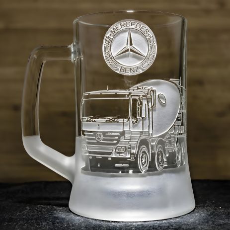 Бокал для пива Mercedes Actros Бокал для пива Mercedes Actros