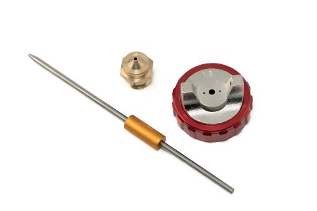 Форсунка сменная для пневматического краскопульта HP Ø 1.5 мм - дюза головка игла 81-8715/81-8716/81-8717/81-8718/81-8719 MASTERTOOL 81-8627