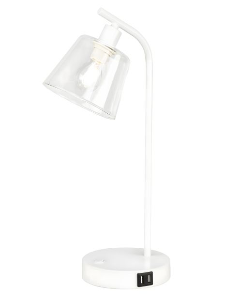 Декоративная настольная лампа VALESO LT91089E WT, белая Декоративная настольная лампа VALESO LT91089E WT, белая