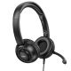 Наушники HOCO Pure headphones W112 |Omnidirectional microphone| black