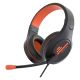 Дротова ігрова гарнітура MeeTion Gaming Backlit MT-HP021, USB, 3.5mm, 1.8m, black-orange