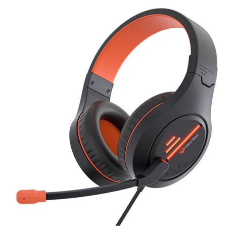 Дротова ігрова гарнітура MeeTion Gaming Backlit MT-HP021, USB, 3.5mm, 1.8m, black-orange