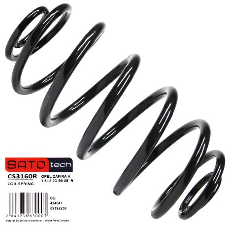 Пружина для OPEL ZAFIRA A 1.6I-2.2D 99-05 R, SATO (CS3160R)