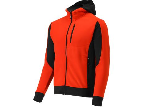 Yato YT-79185 флісова куртка XL червона/чорна, 5 кишень [20]