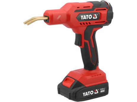 Акумуляторний паяльник для пластику Li-Ion 18 В 2 Рік, 60 Вт, max t= 500ºC, в кейсі Yato YT-824482