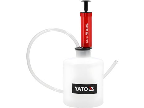 Ручное устройство для откачки масла и топлива объемом 1,6 л, шланг 1,3 м, Yato модель YT-07078