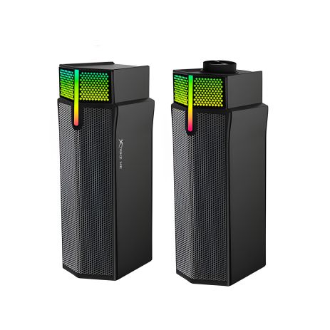Акустика XTRIKE ME Split Wireless Soundbar Speaker SK-604, 5Wx2, RGB, USB, 1.3m, black