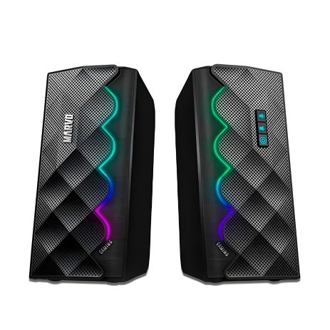 MARVO SG-269 Wireless RGB Speaker |2x5W| Black