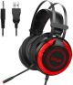 Дротова ігрова гарнітура iPega Gaming з RGB LED PG-R015 Gaming headset, 3.5mm, Noice Reduction, 2.2m, black-red